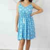 Ladies Sundrenched Short Dresses | Kalani Dress "Snowflower"