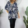 Plus Size Sundrenched | Short Tunic Fern