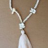 Accessories Sundrenched Necklaces | Shell And Wood Necklace