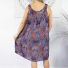 Plus Size Sundrenched | Tahiti Dress "Batik Paisley" Purple