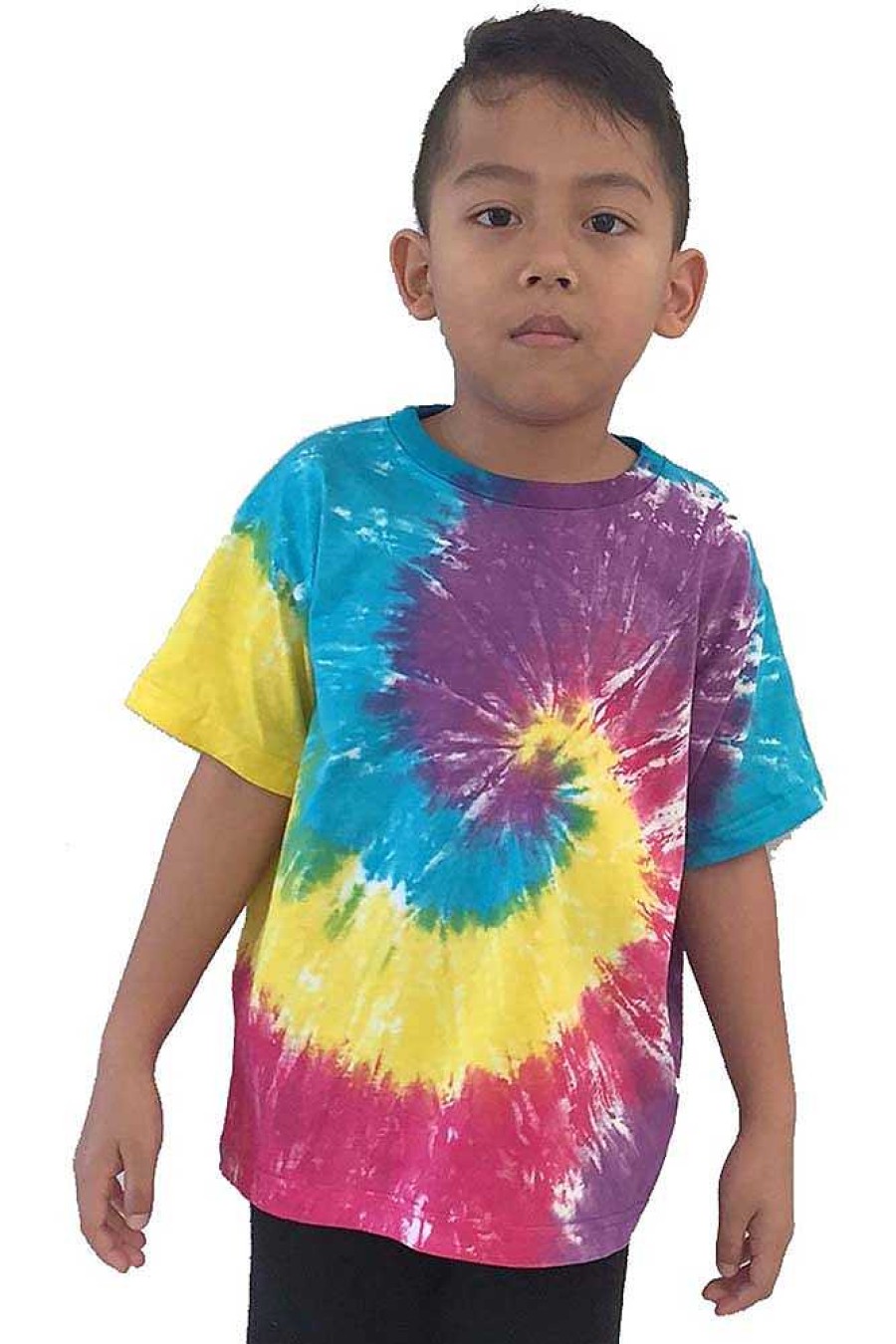 Mens Sundrenched | Kids Unisex Tie Dye T-Shirt " " Spiral