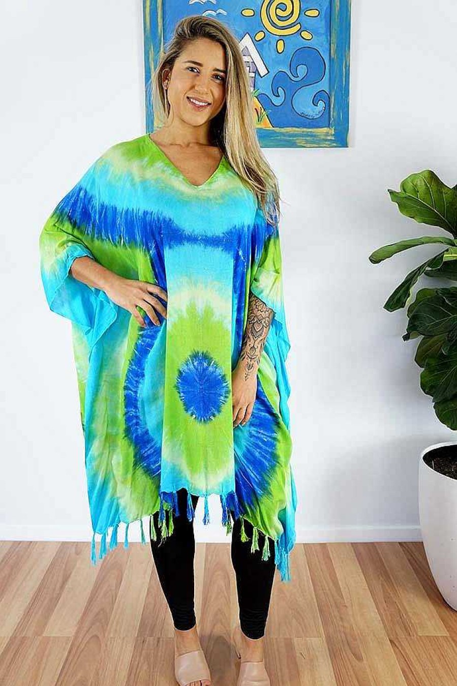 Ladies Sundrenched | Tie Dye Cover Up