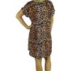 Ladies Sundrenched Short Dresses | Michelle Dress Leopard