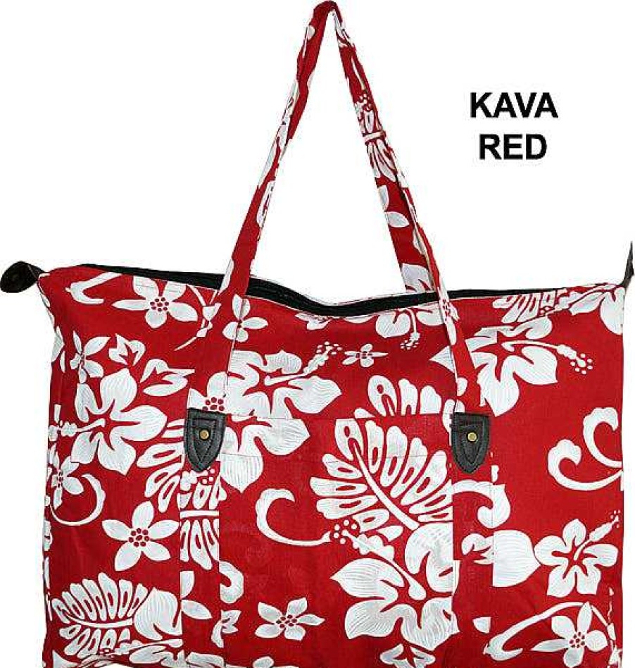 Accessories Sundrenched Jumbo Carry Bags | Kava Print Jumbo Bags