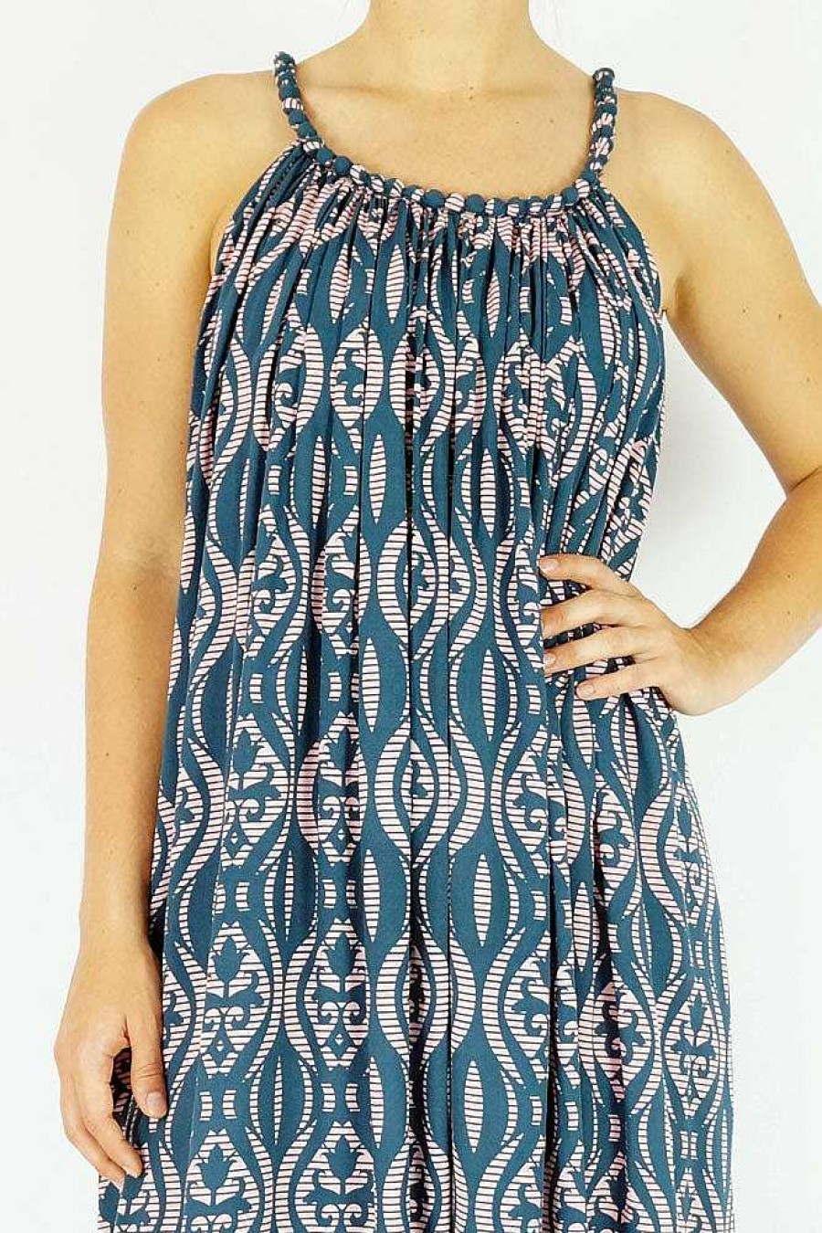 Ladies Sundrenched Long Dresses | Long Delta Dress Element Navy